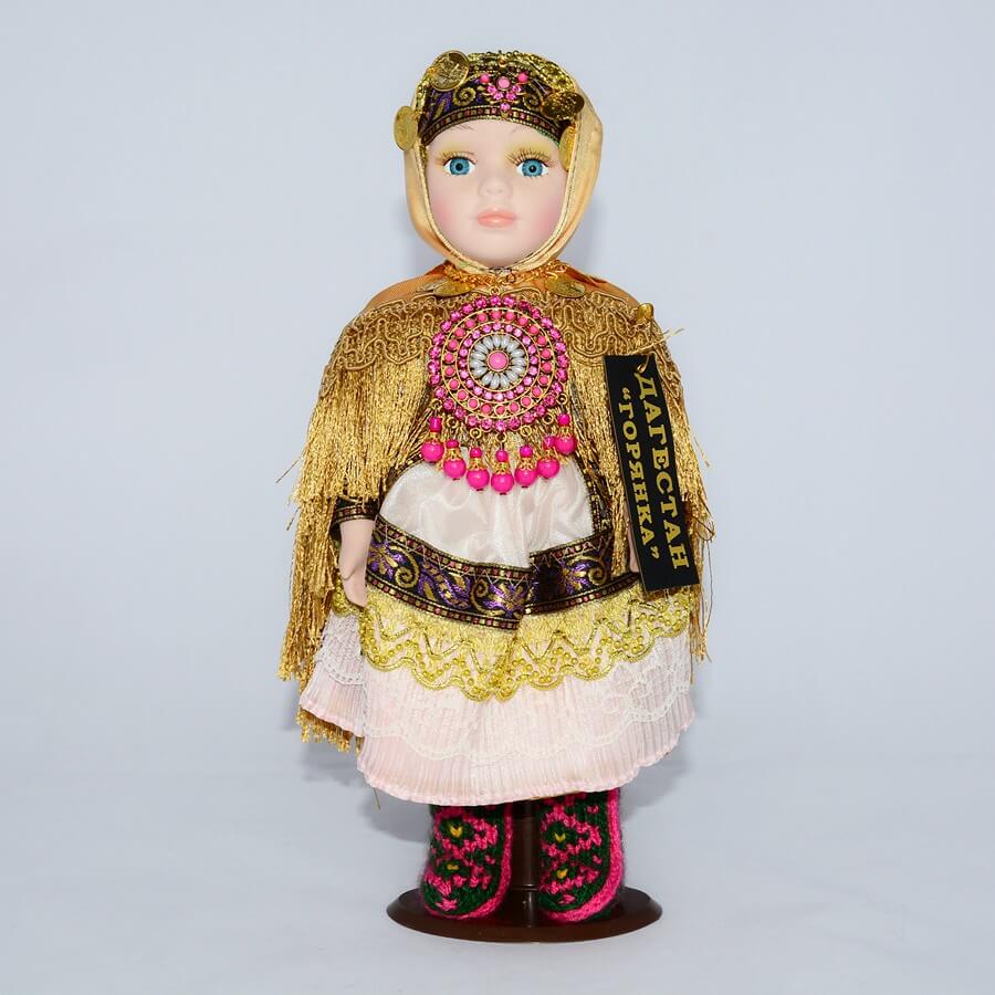 Кукла в дагестанском наряде №4 (малый размер)