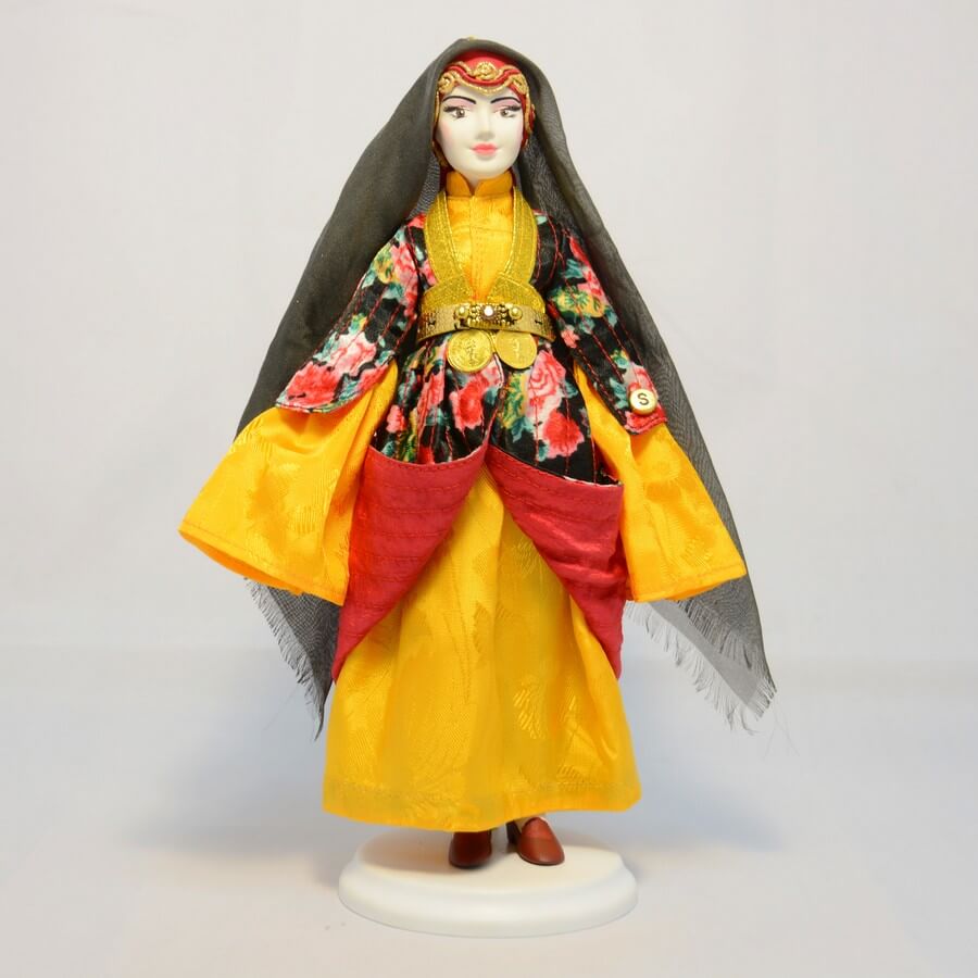 Коллекционная кукла в табасаранском национальном костюме