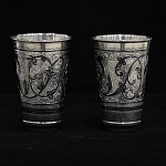 Серебряные кубачинские стаканы
