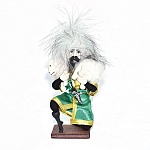 Сувенирная кукла Джигит с барашкой(18 см)
