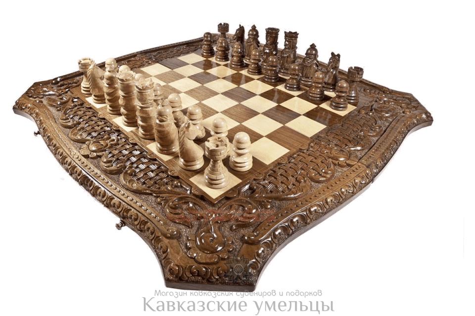 картинка Шахматы из орехового дерева от магазина Кавказские умельцы