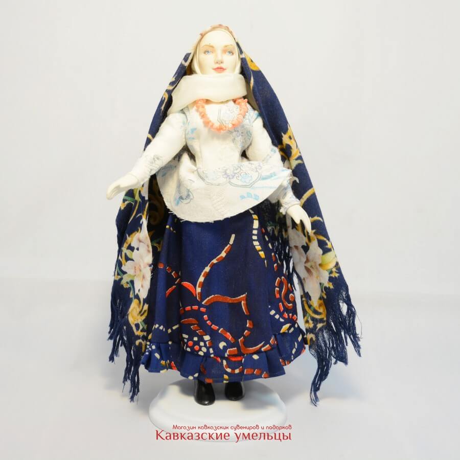 Коллекционная кукла в казачьем (Кизляр) национальном костюме