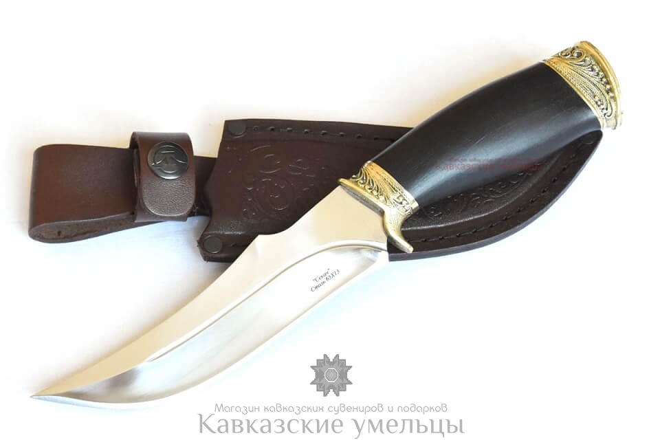 картинка Кизлярский нож Секач из каленой стали с гардами ручной работы. от магазина Кавказские умельцы