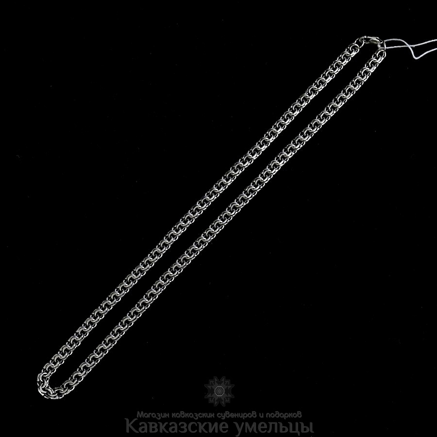 картинка Мужская серебряная цепь Бисмарк №4 (55см) от магазина Кавказские умельцы