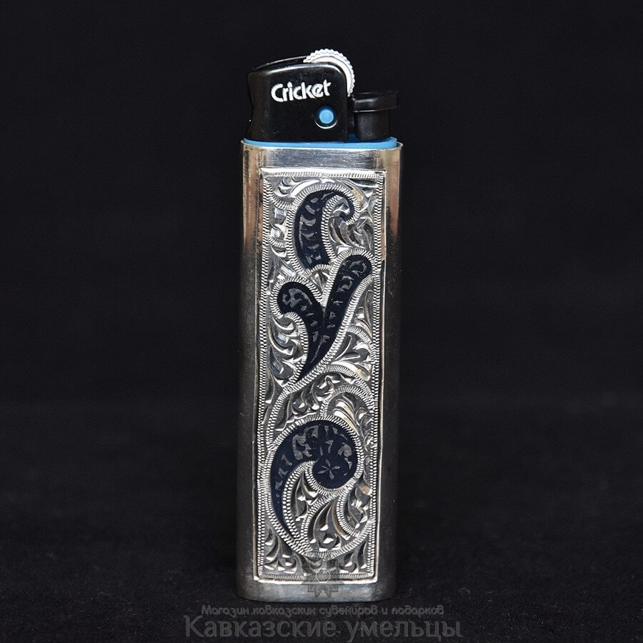 картинка Серебряная зажигалка №2 от магазина Кавказские умельцы