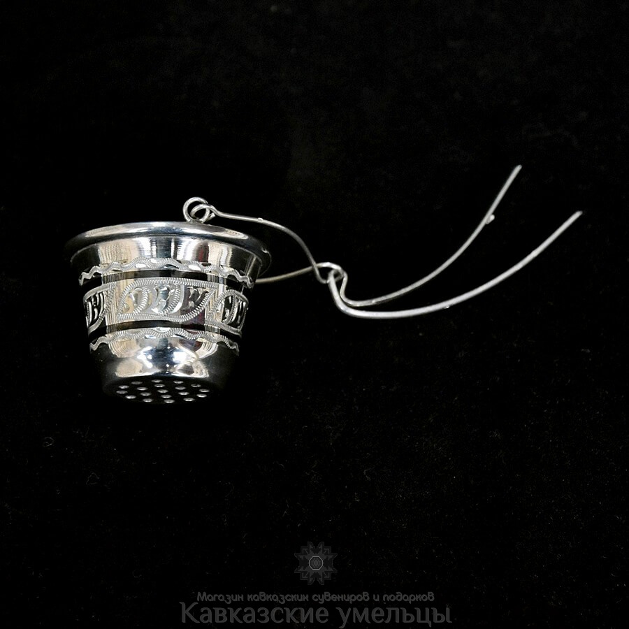 картинка Ситечко для заварки из серебра от магазина Кавказские умельцы