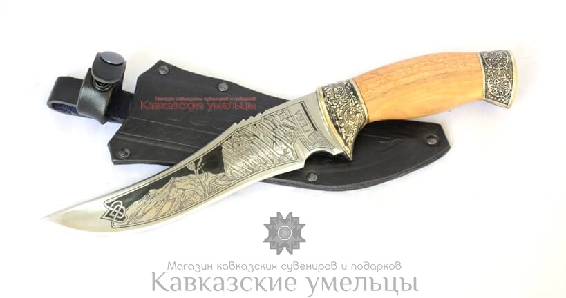 картинка Кизлярский нож Геба туристический с гардами от магазина Кавказские умельцы