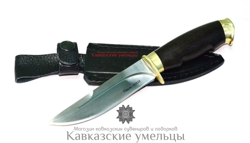 картинка Кизлярский нож Енот  с гардами ручной работы. от магазина Кавказские умельцы