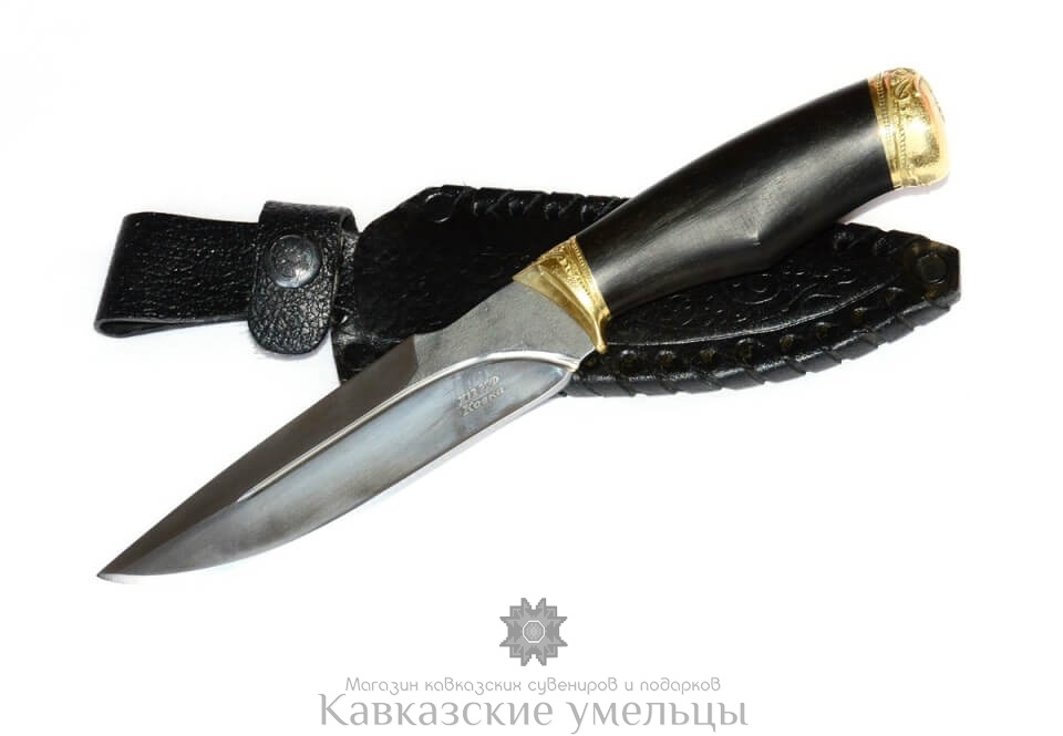 картинка Кизлярский нож Беркут из кованой стали с гардами ручной работы. от магазина Кавказские умельцы