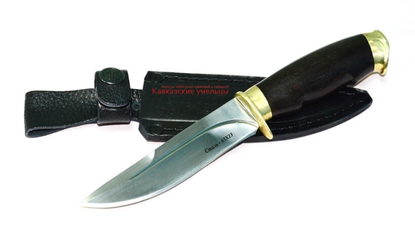 Кизлярский нож Енот  с гардами ручной работы.