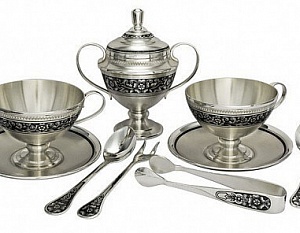 Посуда из серебра-символ богатства